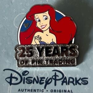 Disney Parks Princess Ariel 25 Years of Pin Trading Hidden Disney Mermaid Pin